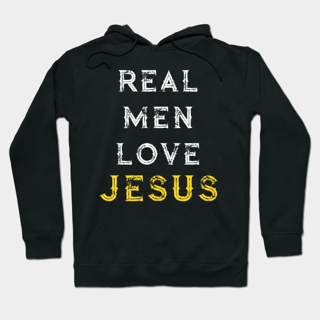 Real Men Love Jesus Funny Christian VBS Church Hoodie by MasliankaStepan